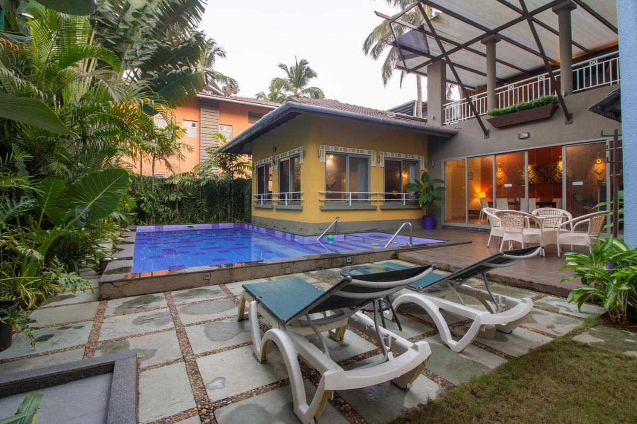 Beach 7 Mins Walk Luxury Villa Diva Calangute Exteriör bild