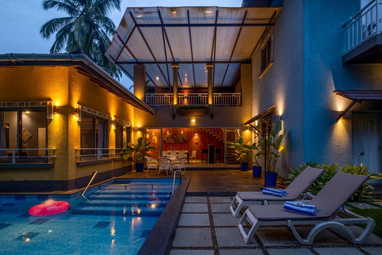 Beach 7 Mins Walk Luxury Villa Diva Calangute Exteriör bild