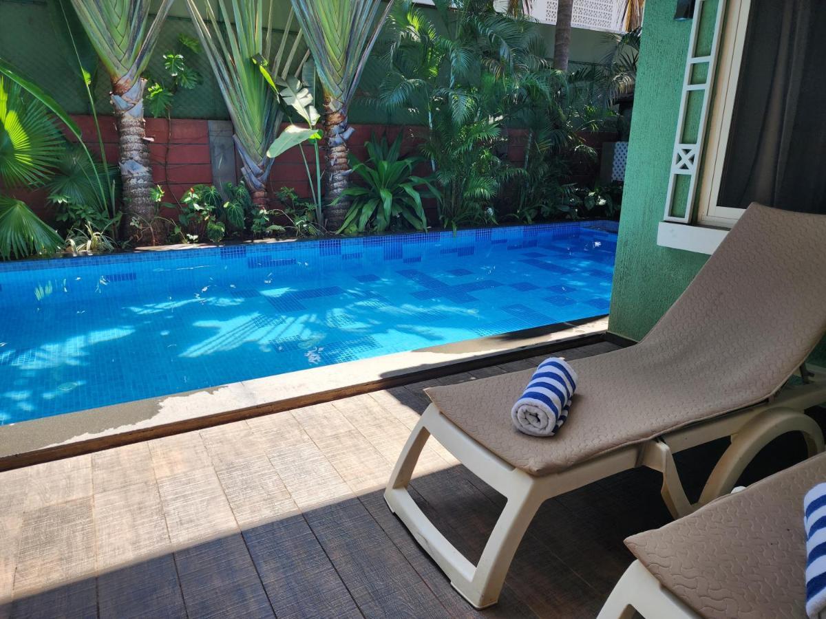 Beach 7 Mins Walk Luxury Villa Diva Calangute Exteriör bild