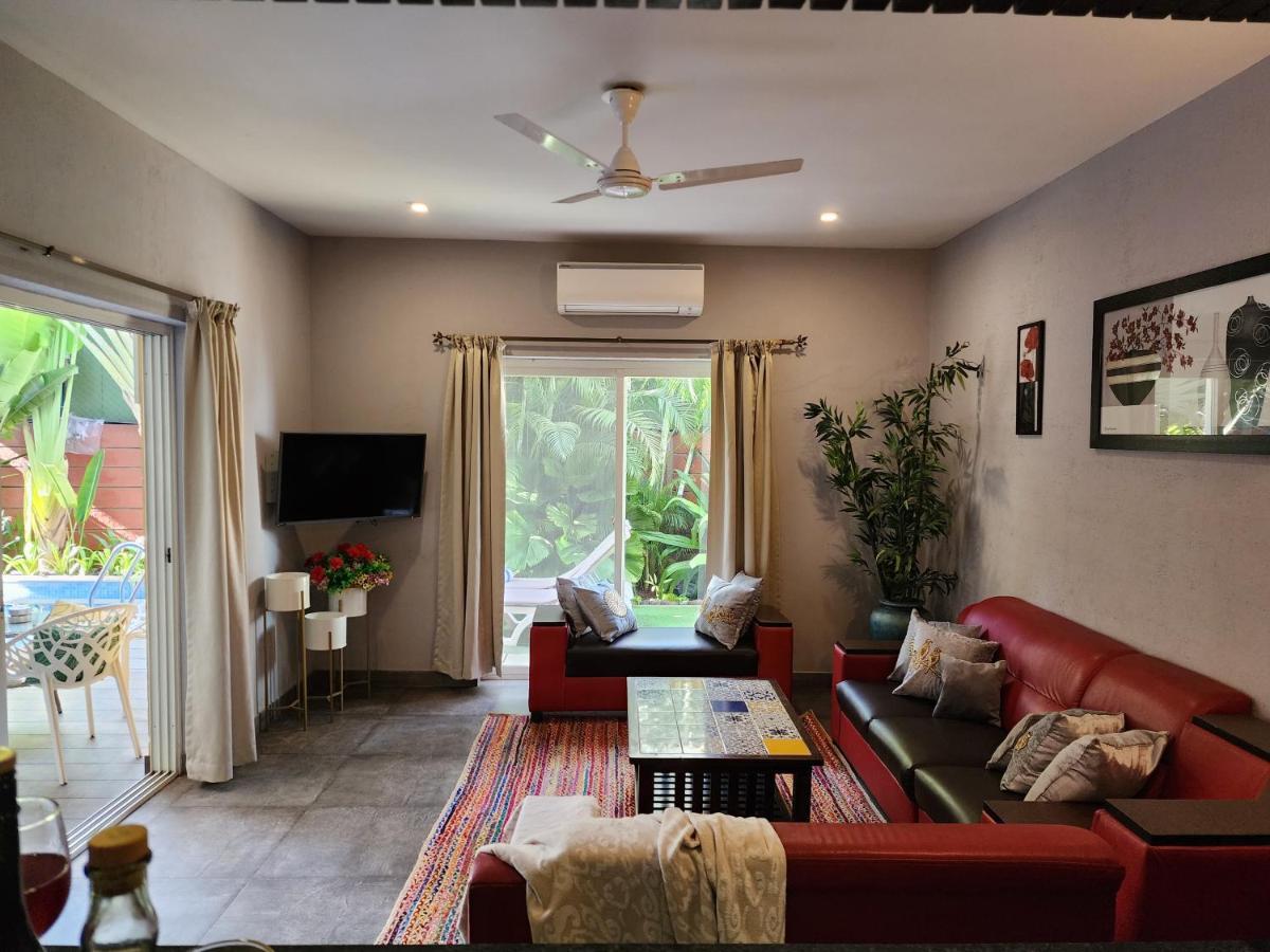 Beach 7 Mins Walk Luxury Villa Diva Calangute Exteriör bild