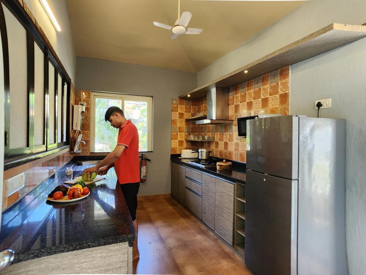 Beach 7 Mins Walk Luxury Villa Diva Calangute Exteriör bild